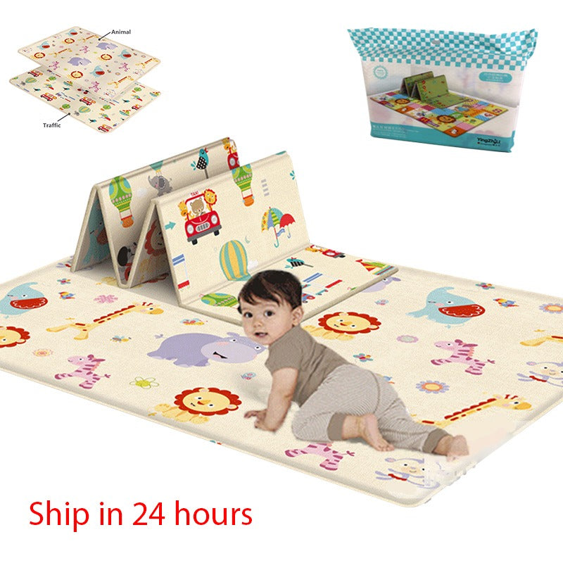 BabyTapis™ | Tapis de Jeu pour Bébé Pliable et Confortable !